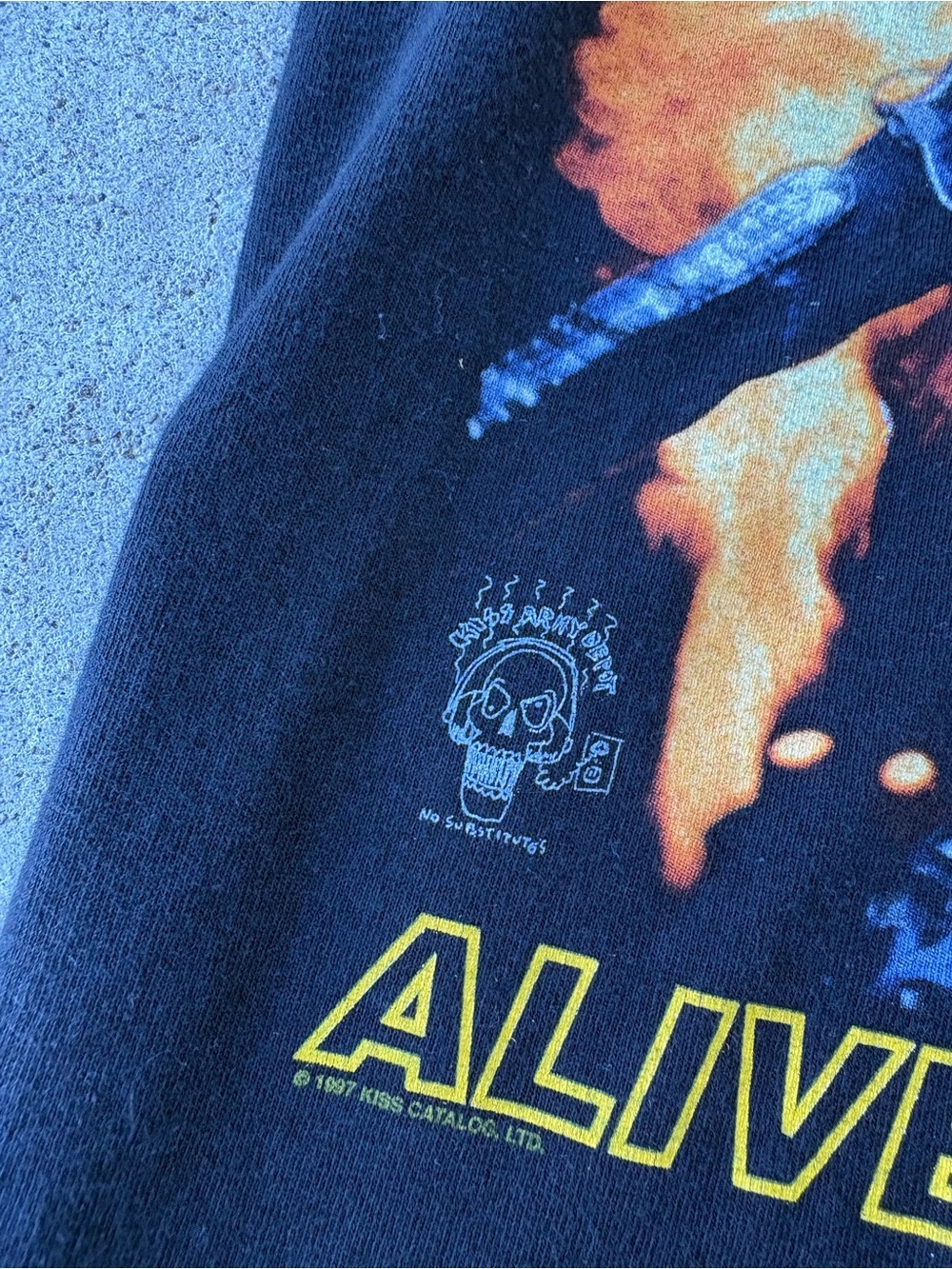Vintage 1997 KISS Alive Worldwide Tour Shirt Murina USA Large - Picture 3 of 4
